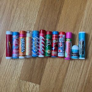 Huge Vintage Lip Balm Lot - Candy Sweets Cereal Lip Smackers Set